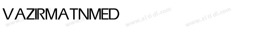 VAZIRMATN MEDIUM字体转换